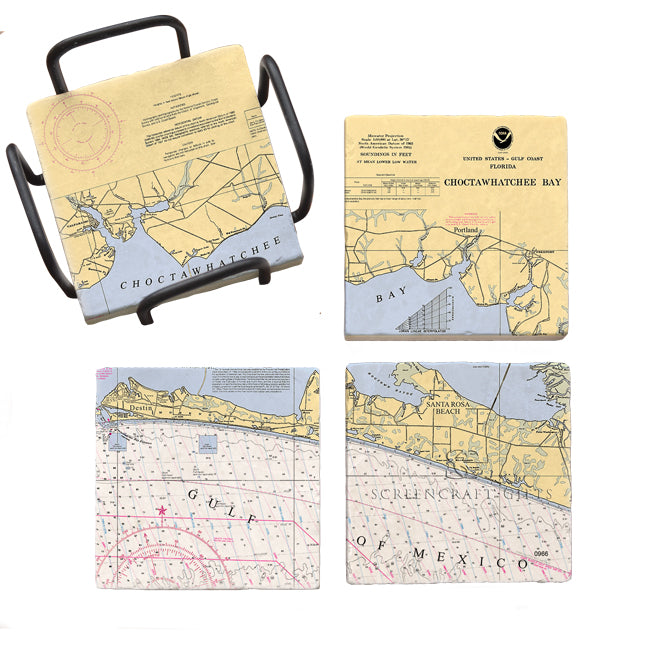Destin, FL - Marble Coaster Set