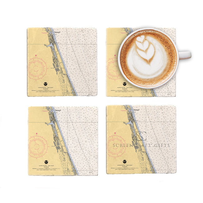Palm Coast, FL - Marble Coaster Set