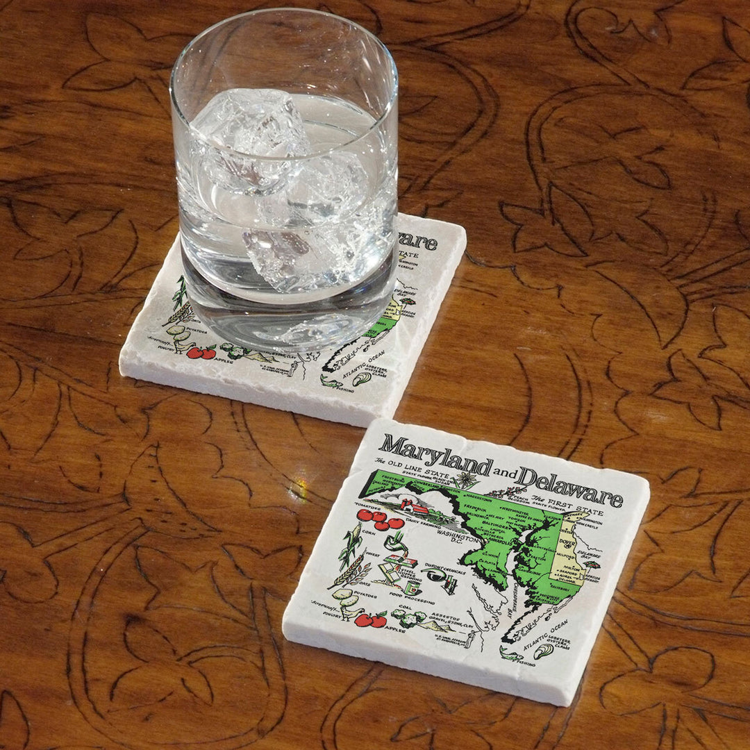 Celebrate Your State - Marble Coaster