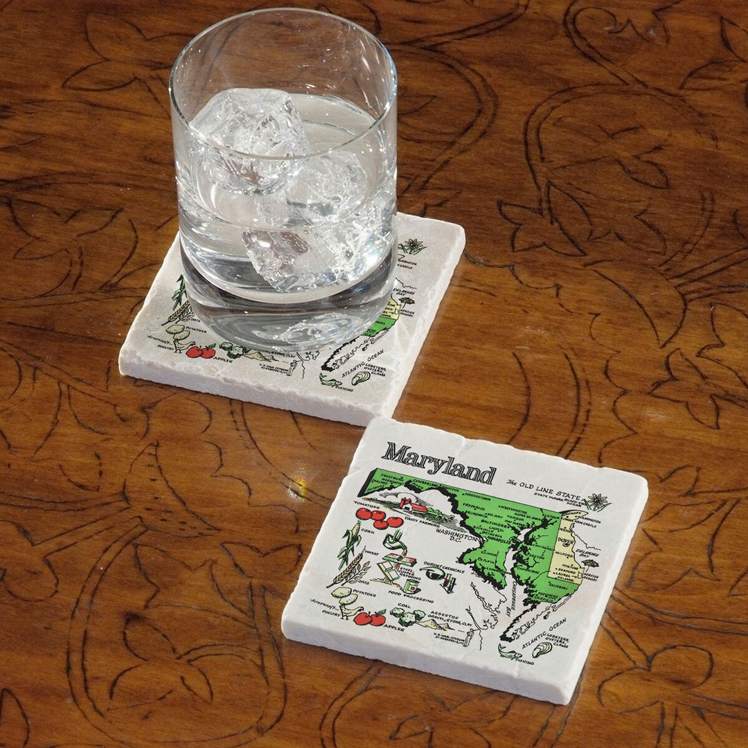 Celebrate Your State - Marble Coaster