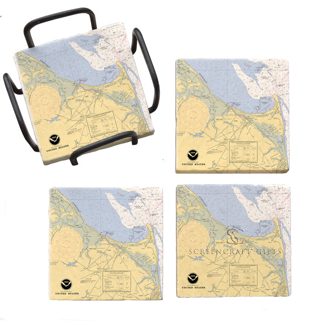 Lewes, DE- Marble Coaster Set