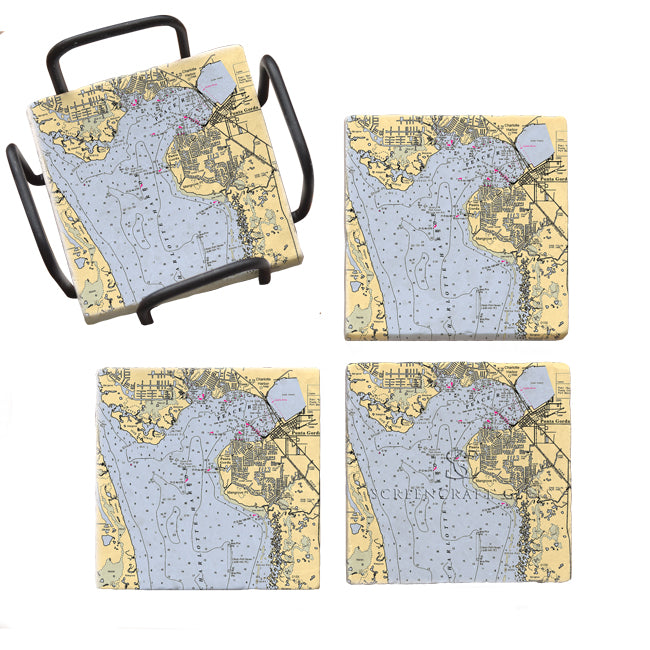 Punta Gorda, FL- Marble Coaster Set