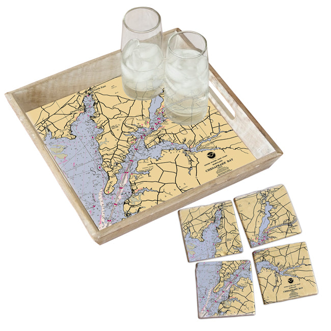 Elkton, MD- Marble Coaster Set