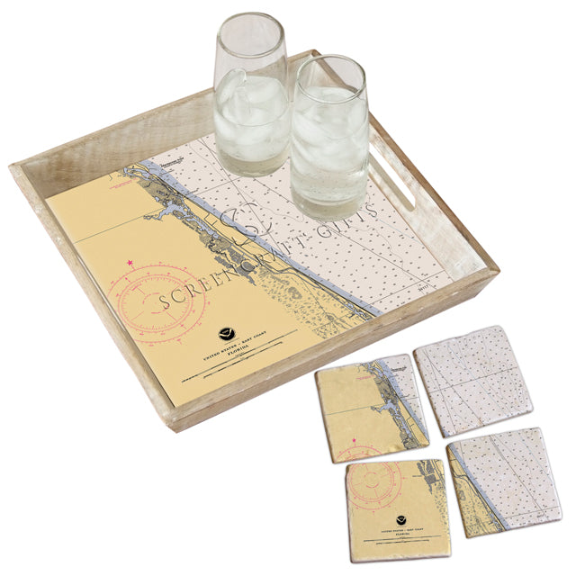 Palm Coast, FL - Marble Coaster Set