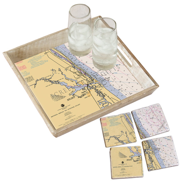 Jupiter, FL- Marble Coaster Set