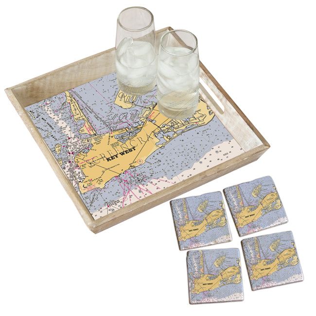 Key West, FL - Marble Coaster Set