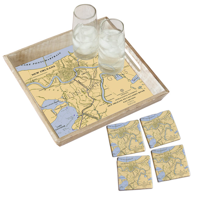 New Orleans, LA- Marble Coaster Set