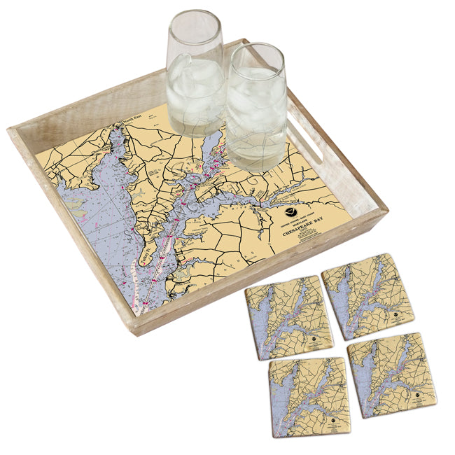 Elkton, MD- Marble Coaster Set