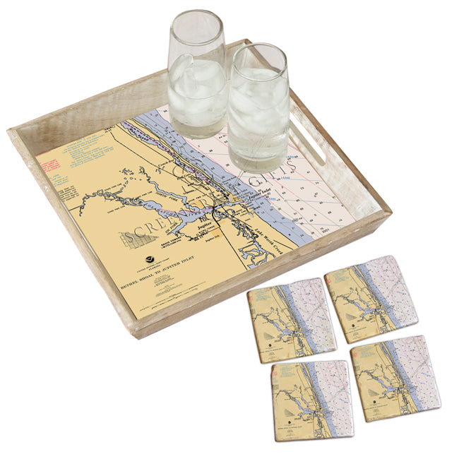 Jupiter, FL- Marble Coaster Set