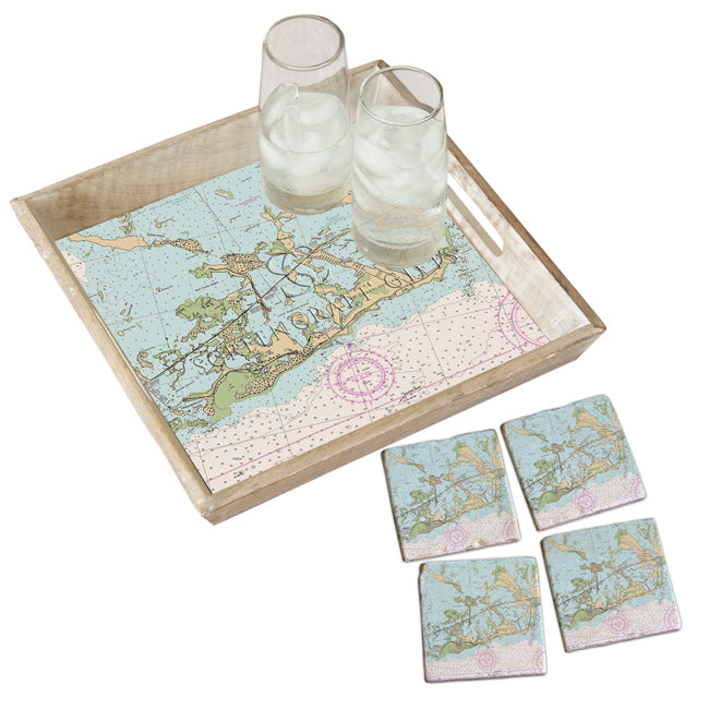 Sugarloaf Key, FL  - Marble Coaster Set