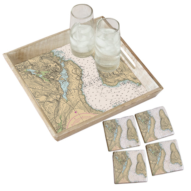 Sedgwick, ME - Marble Coaster Set