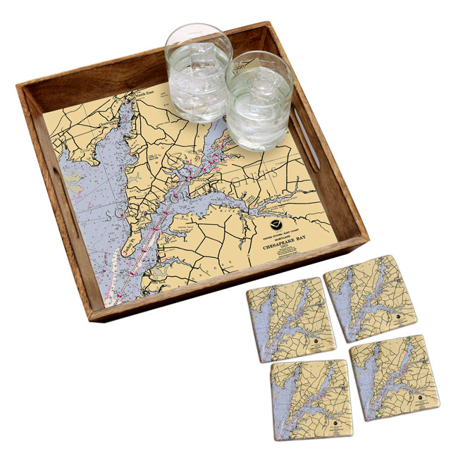 Elkton, MD- Marble Coaster Set