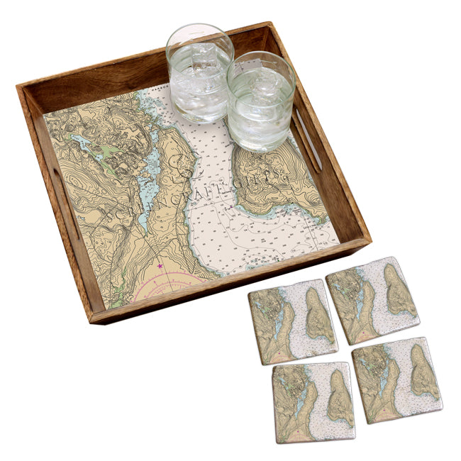 Sedgwick, ME - Marble Coaster Set