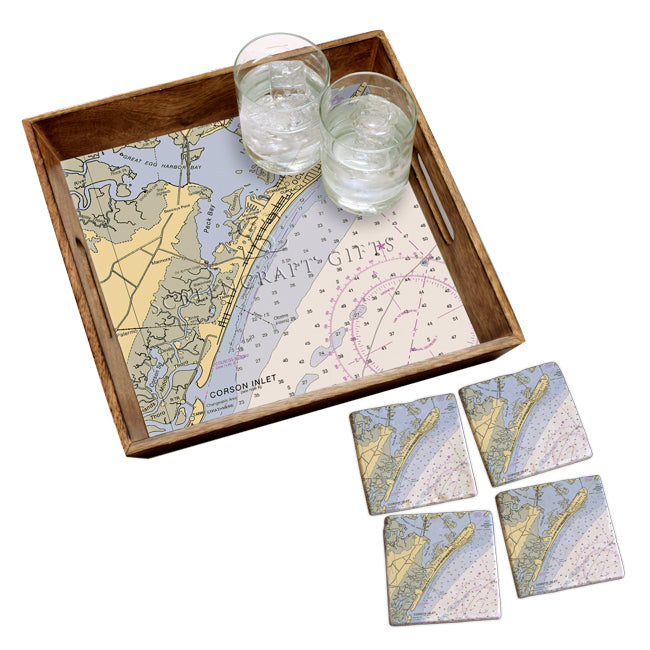 Ocean City, NJ- Marble Coaster Set