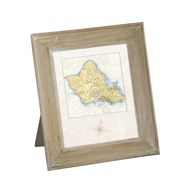 Oahu, HI- Framed Art Print