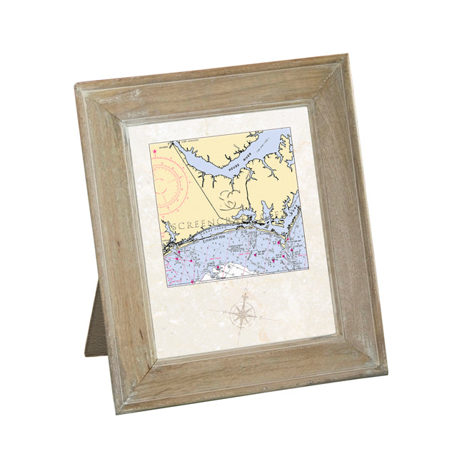 Emerald Isle, NC - Framed Art Print