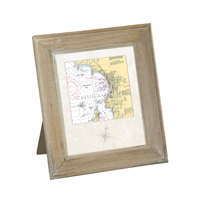 Burlington, VT - Framed Art Print