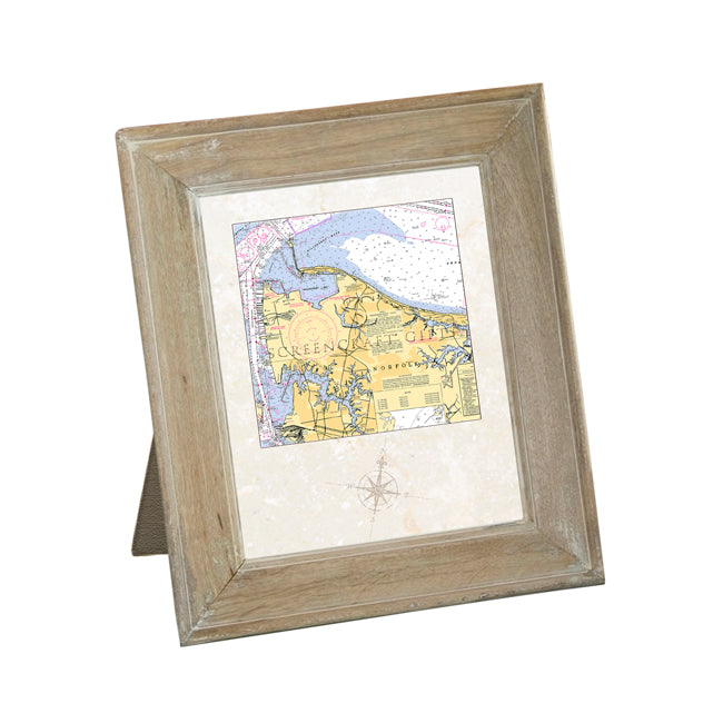 Norfolk, VA - Framed Art Print