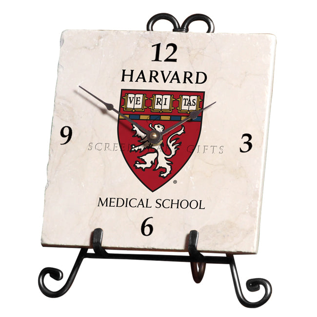 Harvard University Medical School Marble Desk Clock – ScreenCraftGifts