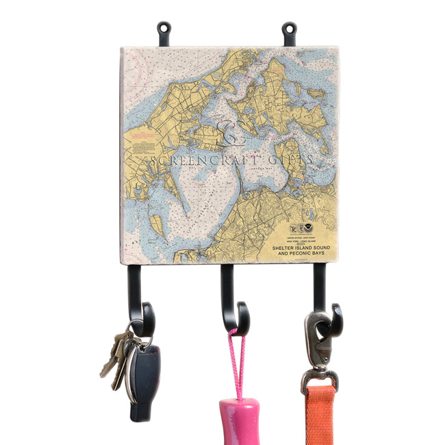 Shelter Island Sound and Peconic Bays, NY - Wall Hook