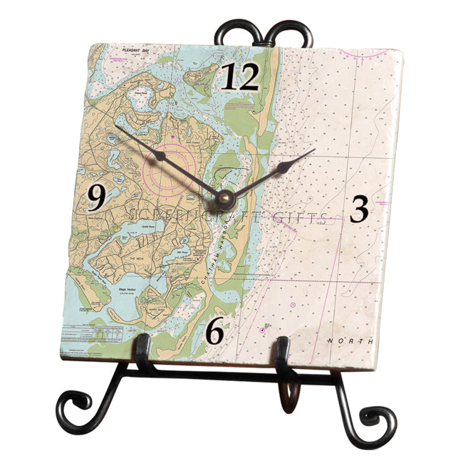 Chatham, MA- Marble Desk Clock