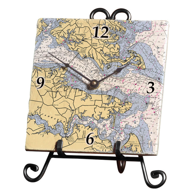 Irvington, VA- Marble Desk Clock