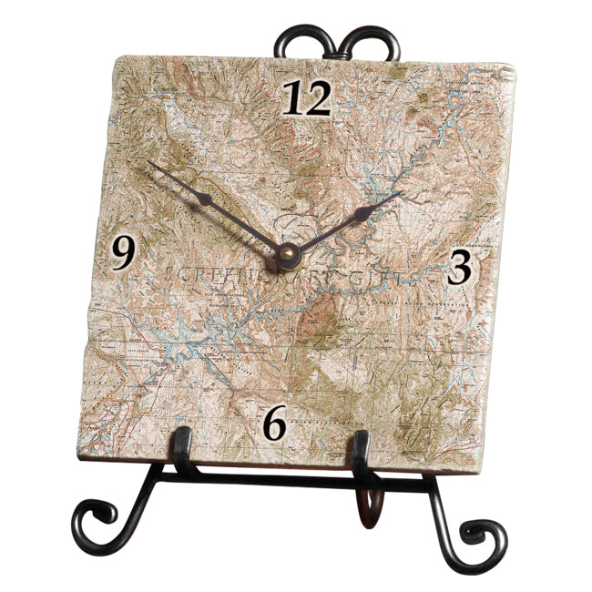 Glen Canyon National Recreation Area-  Marble Desk Clock