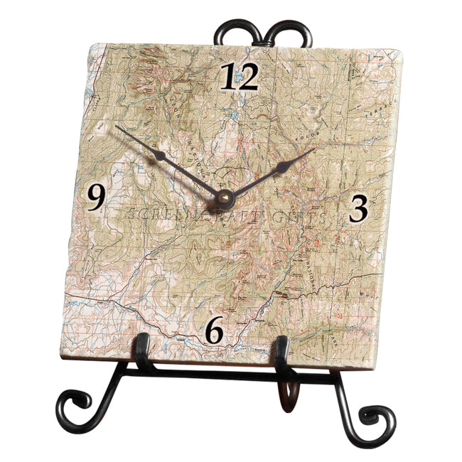 Zion National Park-  Marble Desk Clock