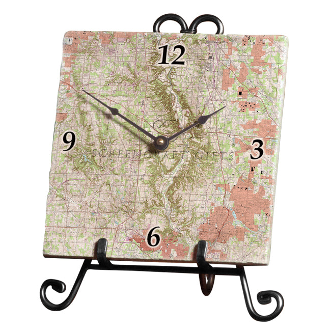 Cuyahoga Valley National Park-  Marble Desk Clock