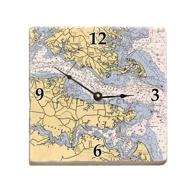 Irvington, VA- Marble Desk Clock