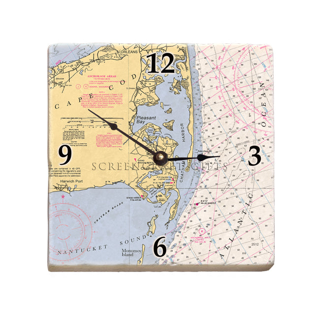 Chatham, MA- Marble Desk Clock