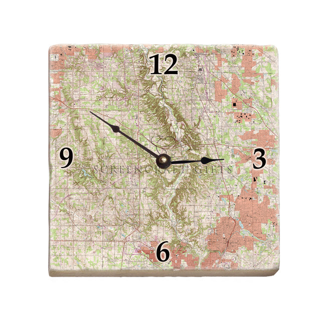 Cuyahoga Valley National Park-  Marble Desk Clock