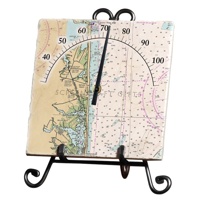 Bethany Beach, DE- Marble Thermometer