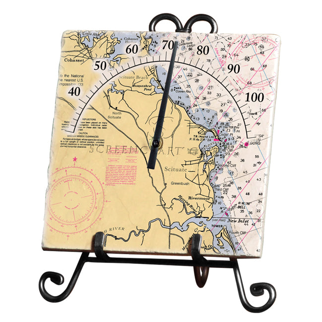 Scituate, MA- Marble Thermometer