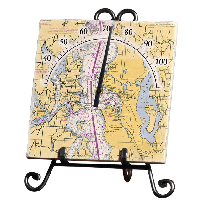 Seattle, WA- Marble Thermometer