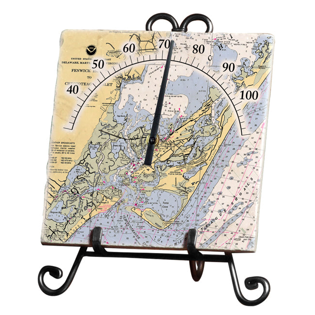 Chincoteague, VA- Marble Thermometer