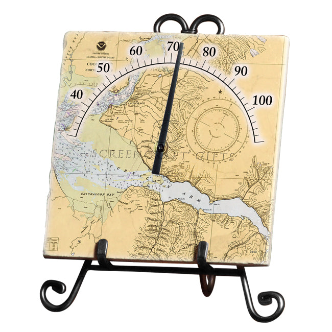 Anchorage, AK - Marble Thermometer
