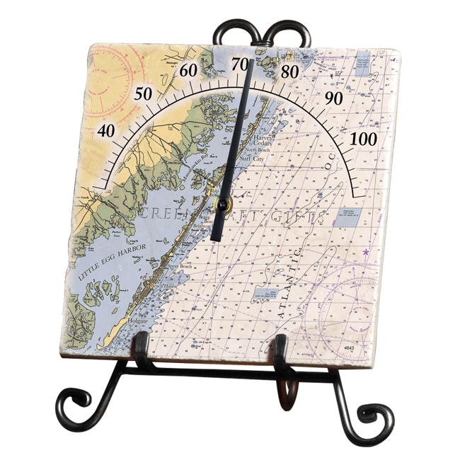 Long Beach Island, NJ- Marble Thermometer
