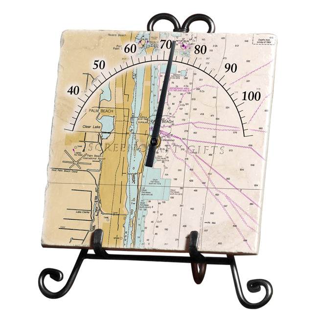 West Palm Beach, FL- Marble Thermometer