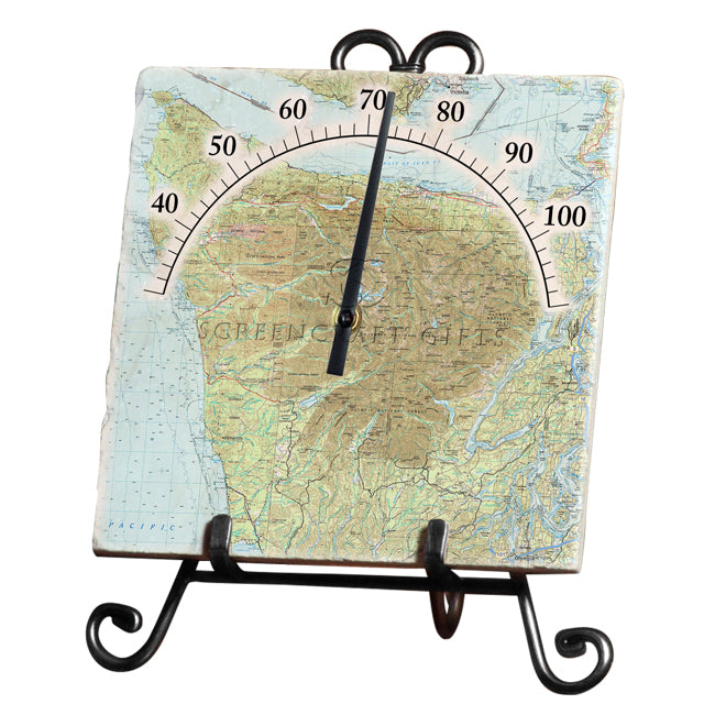 Olympic National Park-  Marble Thermometer