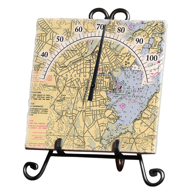 Salem, MA- Marble Thermometer