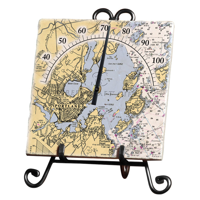 Portland, ME - Marble Thermometer