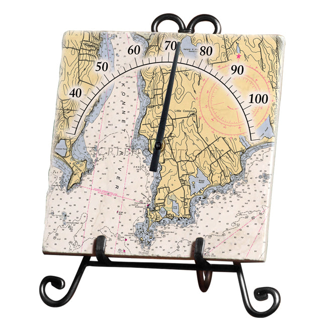 Little Compton, RI - Marble Thermometer