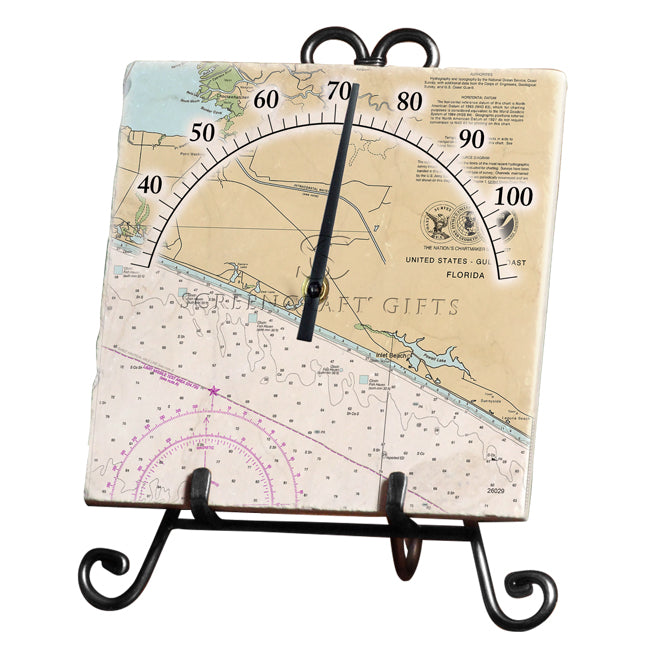 Inlet Beach, FL-  Marble Thermometer