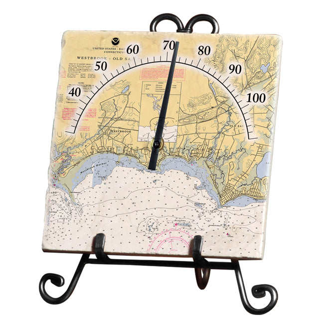 Westbrook, CT- Marble Thermometer