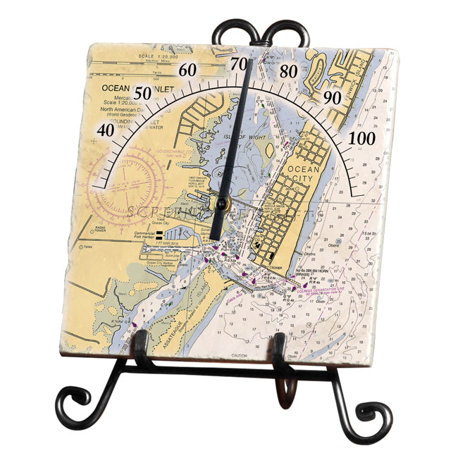 Ocean City, MD- Marble Thermometer