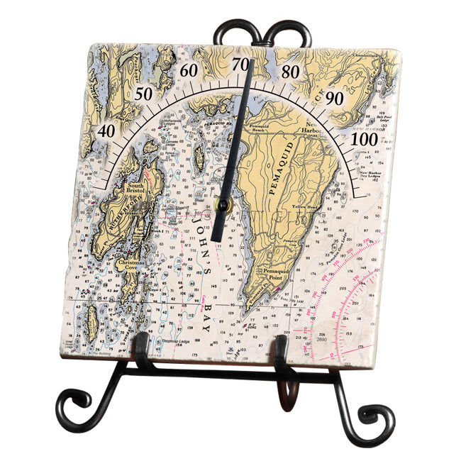 Pemaquid Neck, ME - Marble Thermometer