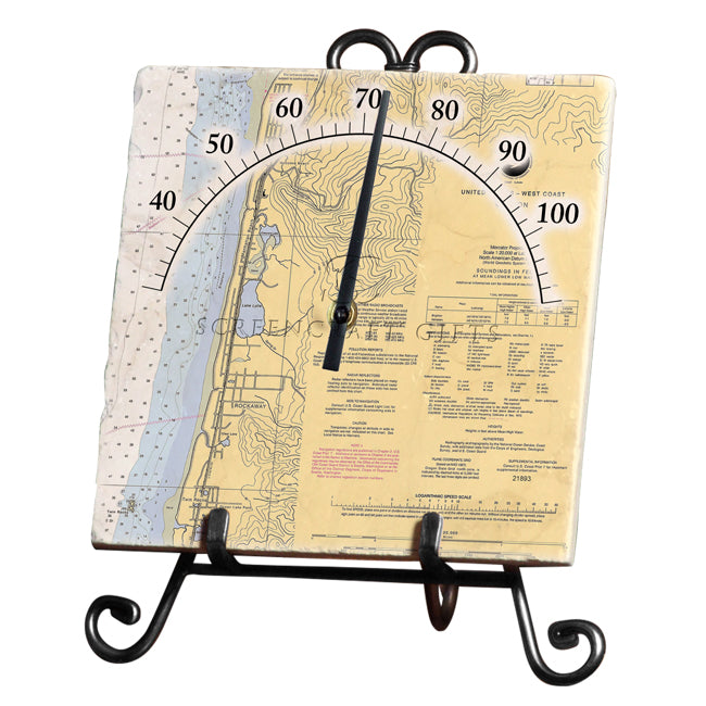 Rockaway, OR- Marble Thermometer