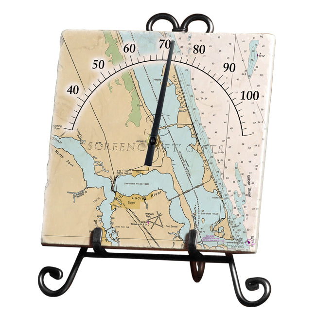 Jensen Beach, FL- Marble Thermometer
