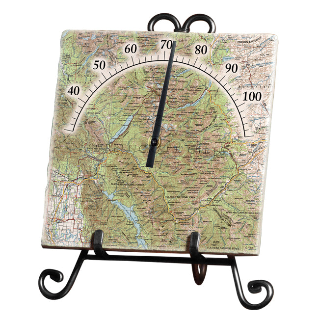 Glacier National Park-  Marble Thermometer